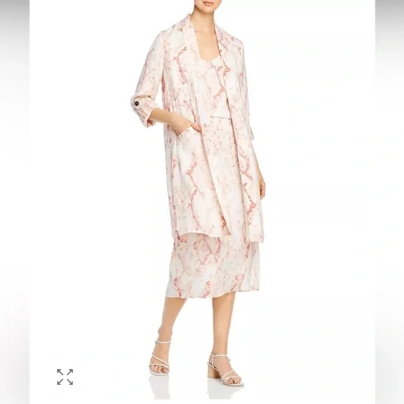 Donated - CUPCAKES & CASHMERE | Neptune Satin Trench Coat - Picture 6 of 7